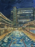 Swim at night